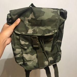 PINK camo mini backpack